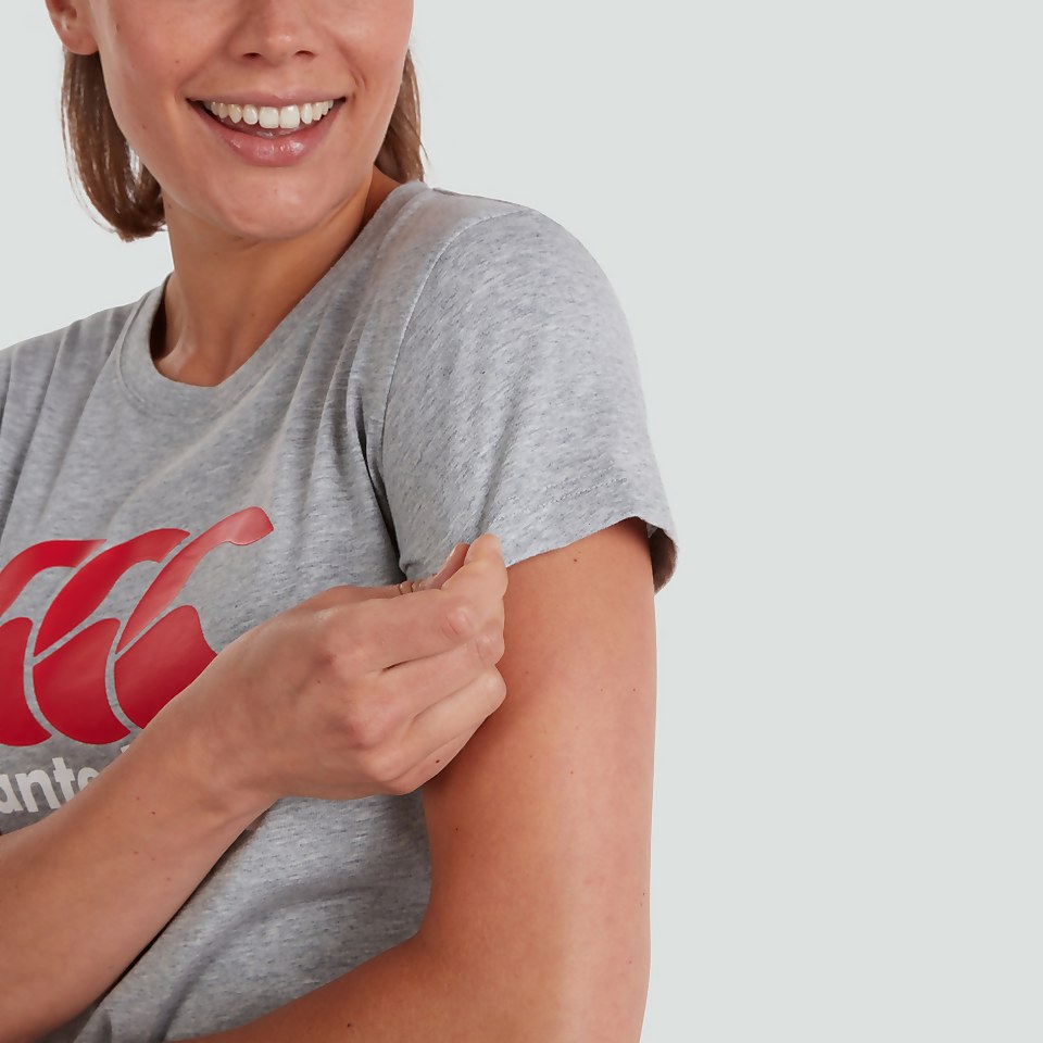 WOMENS CCC LOGO TEE GREY