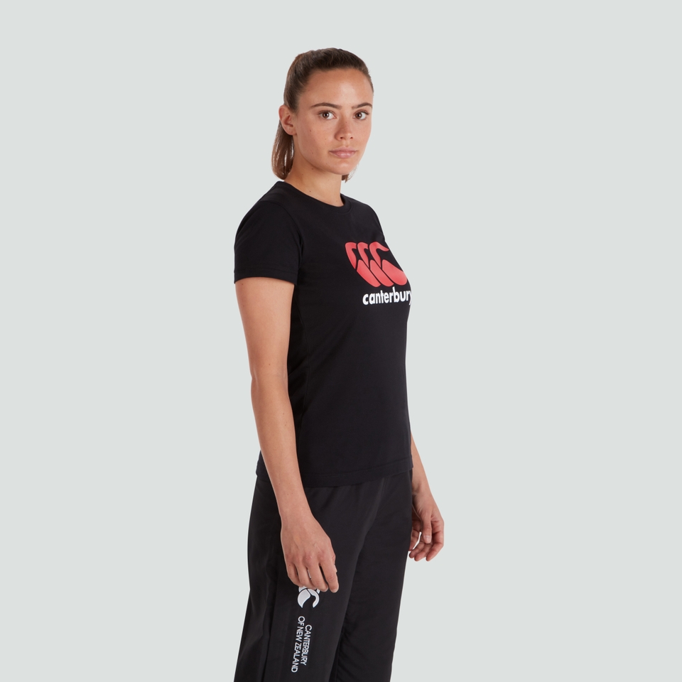 CANTERBURY CCC LOGO TEE AF BLACK