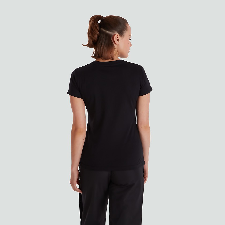 WOMENS CCC LOGO TEE BLACK