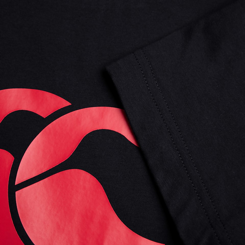 WOMENS CCC LOGO TEE BLACK