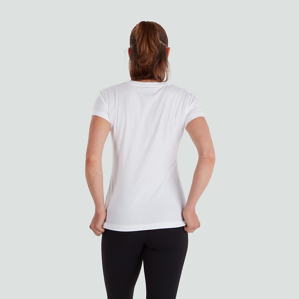 WOMENS CCC LOGO TEE WHITE