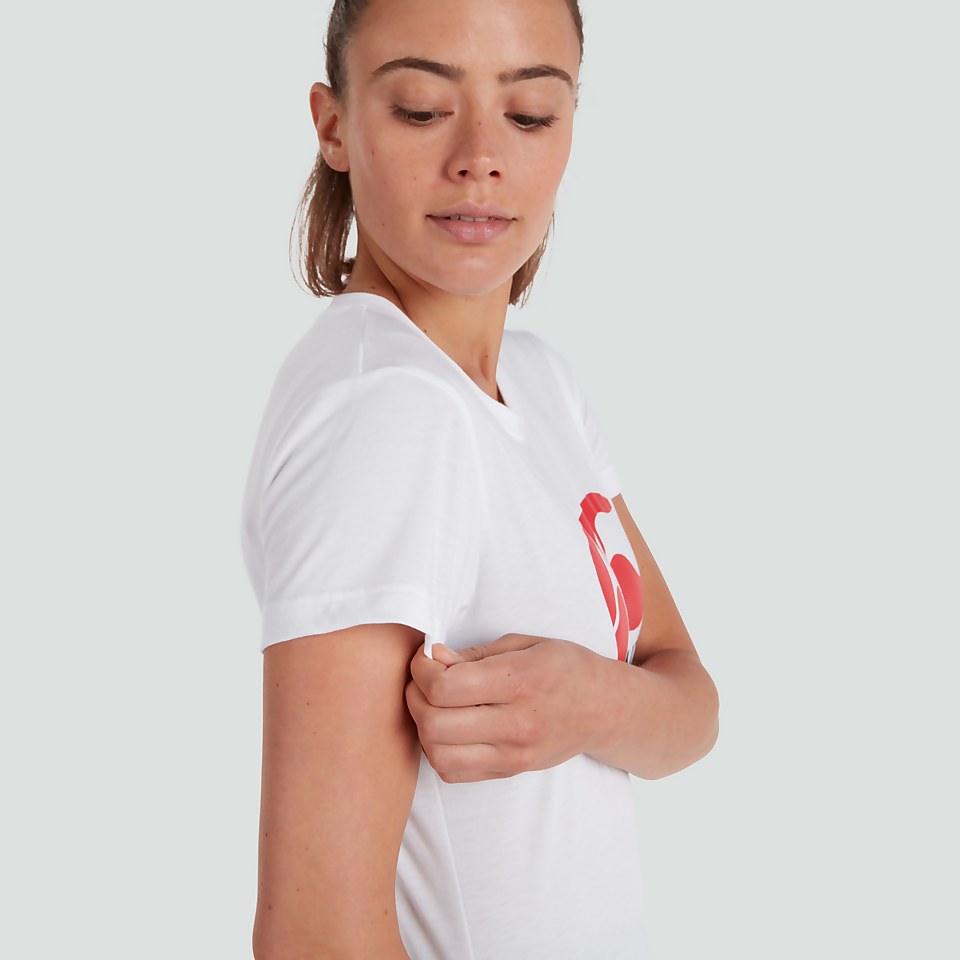 WOMENS CCC LOGO TEE WHITE