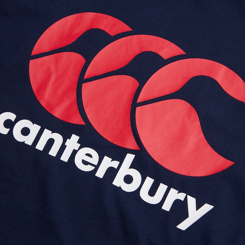 JUNIOR UNISEX CCC LOGO TEE NAVY