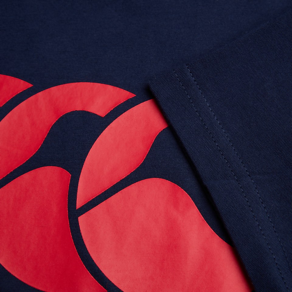 JUNIOR UNISEX CCC LOGO TEE NAVY