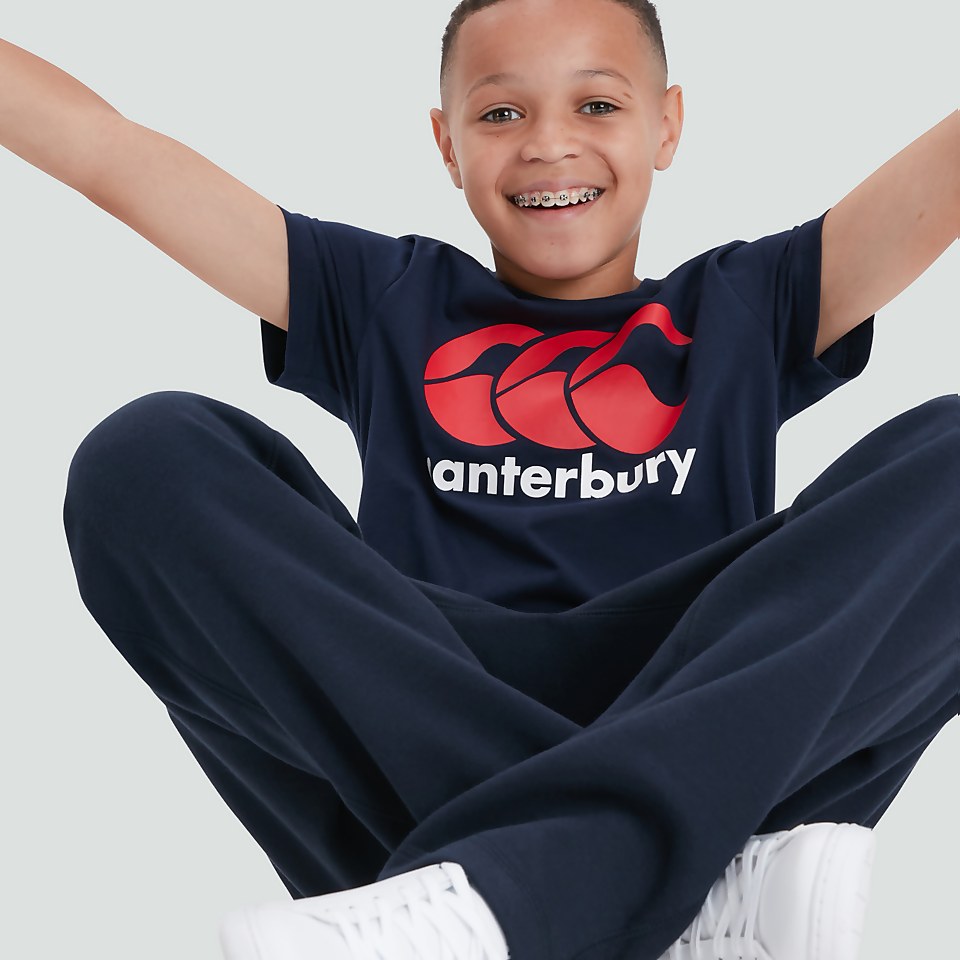 JUNIOR UNISEX CCC LOGO TEE NAVY