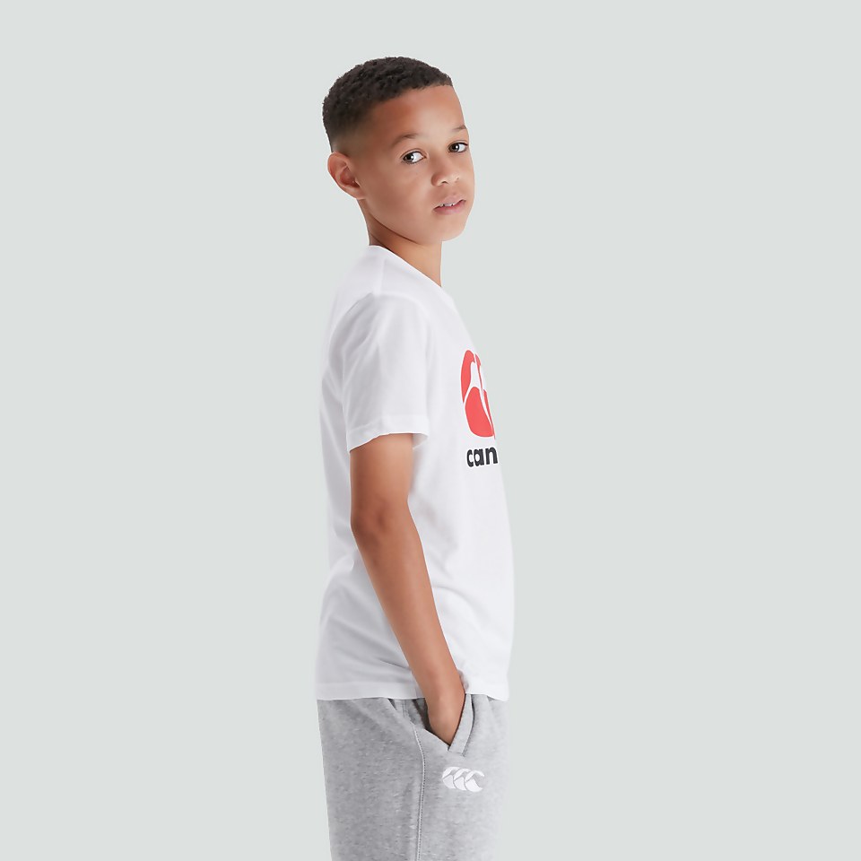 JUNIOR UNISEX CCC LOGO TEE WHITE