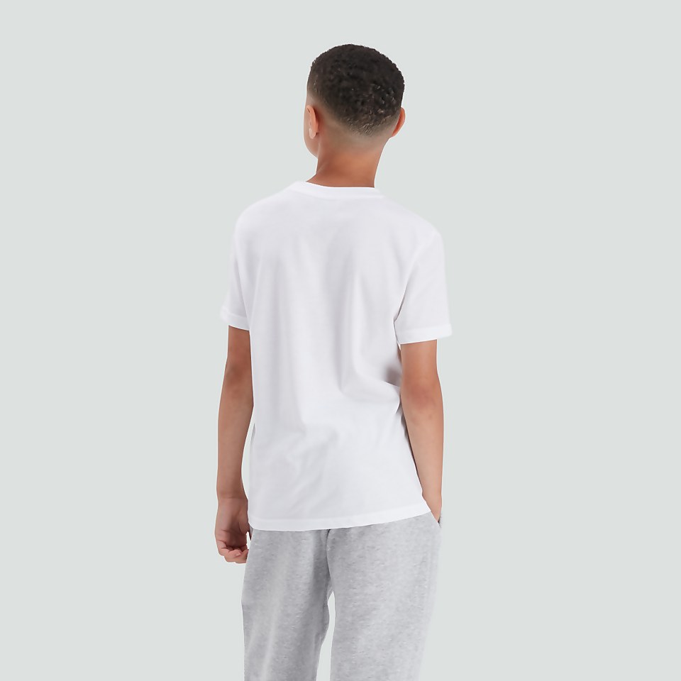 JUNIOR UNISEX CCC LOGO TEE WHITE