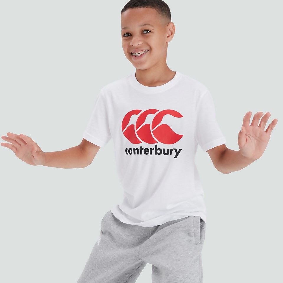JUNIOR UNISEX CCC LOGO TEE WHITE
