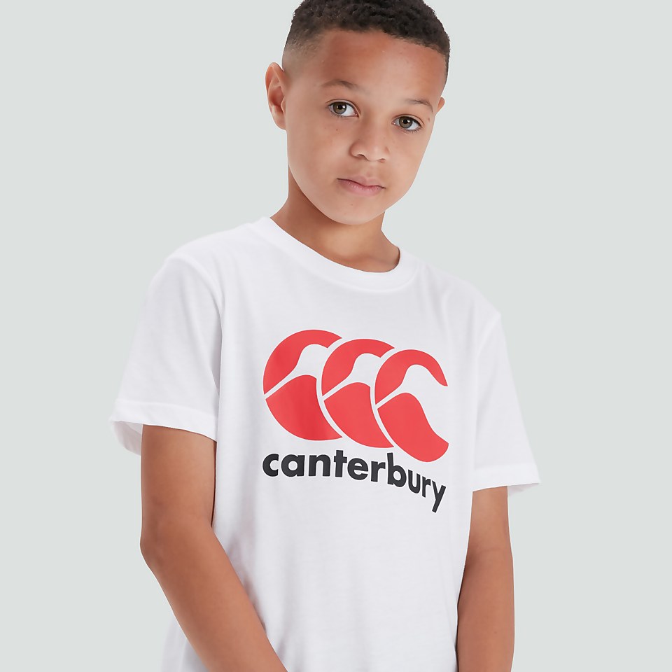 JUNIOR UNISEX CCC LOGO TEE WHITE