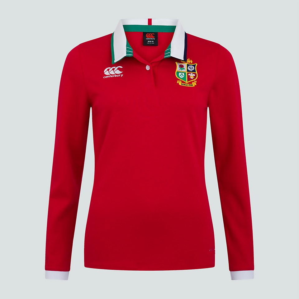 WOMENS BRITISH & IRISH LIONS LONG SLEEVED CLASSIC JERSEY RED