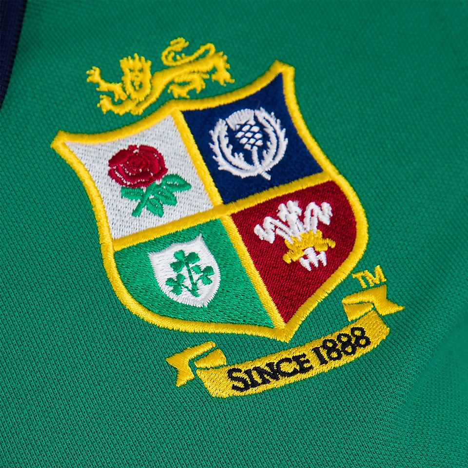 WOMENS BRITISH & IRISH LIONS HOME NATIONS POLO SHIRT GREEN