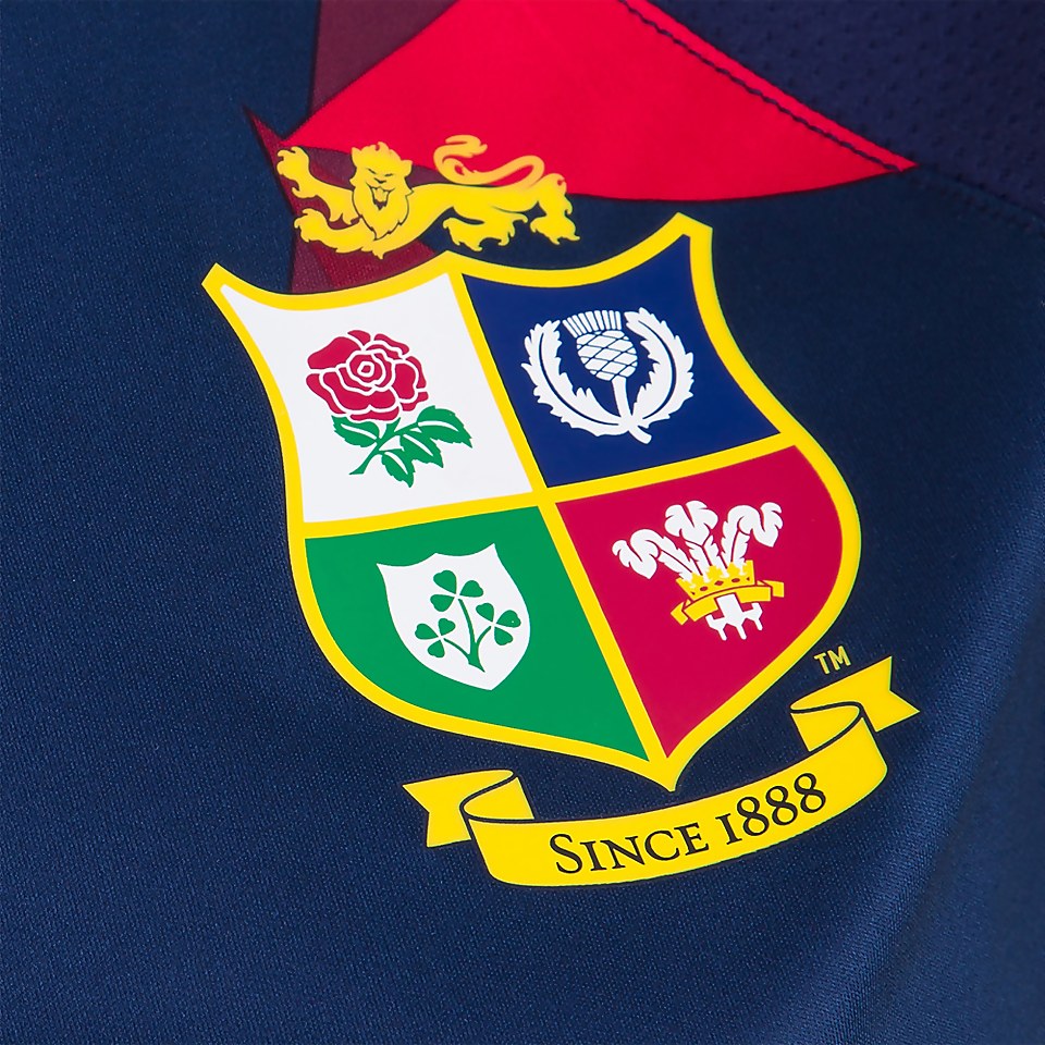 WOMENS BRITISH & IRISH LIONS SUPERLIGHT GRAPHIC TEE BLUE