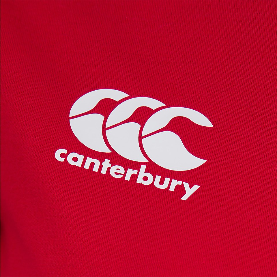 WOMENS BRITISH & IRISH LIONS COTTON JERSEY TEE RED