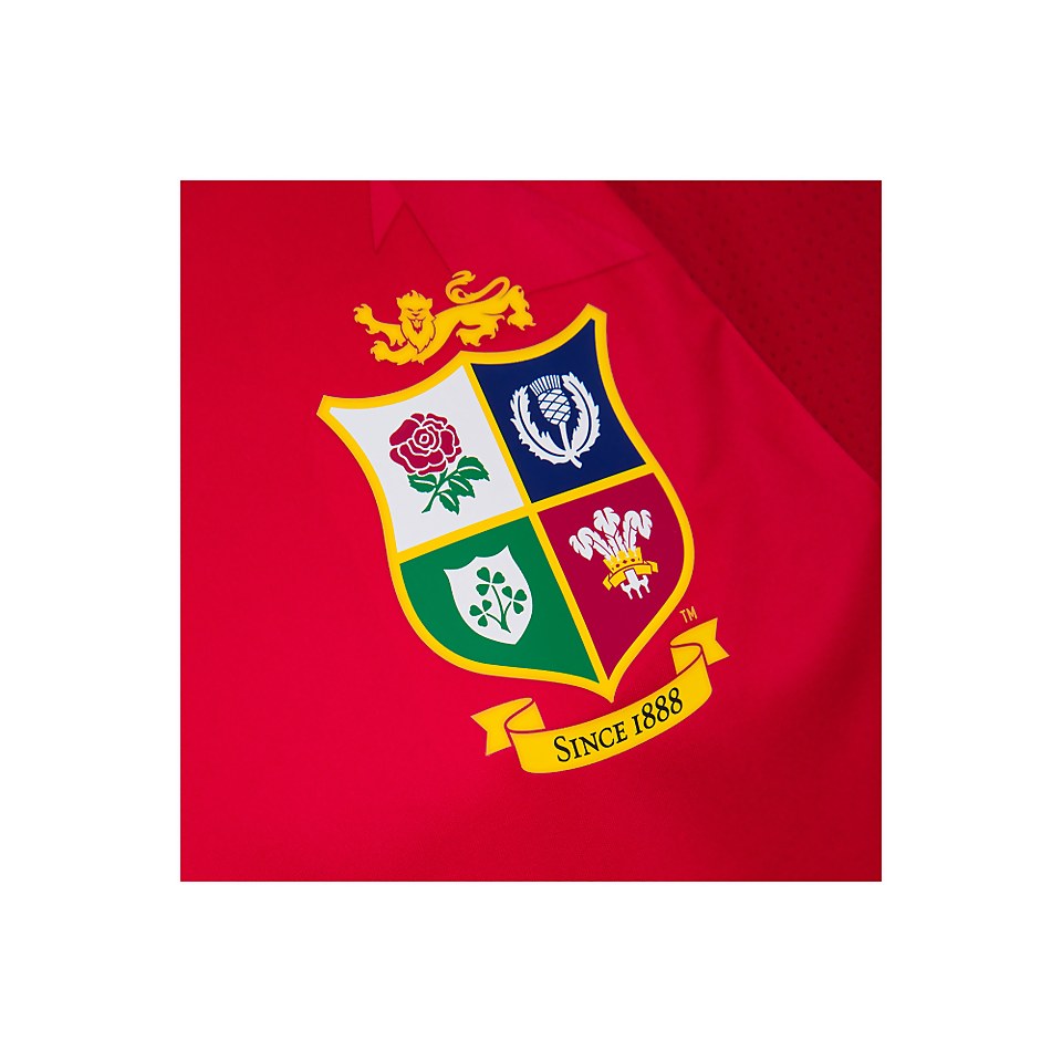 JUNIOR UNISEX BRITISH & IRISH LIONS SUPERLIGHT GRAPHIC TEE RED