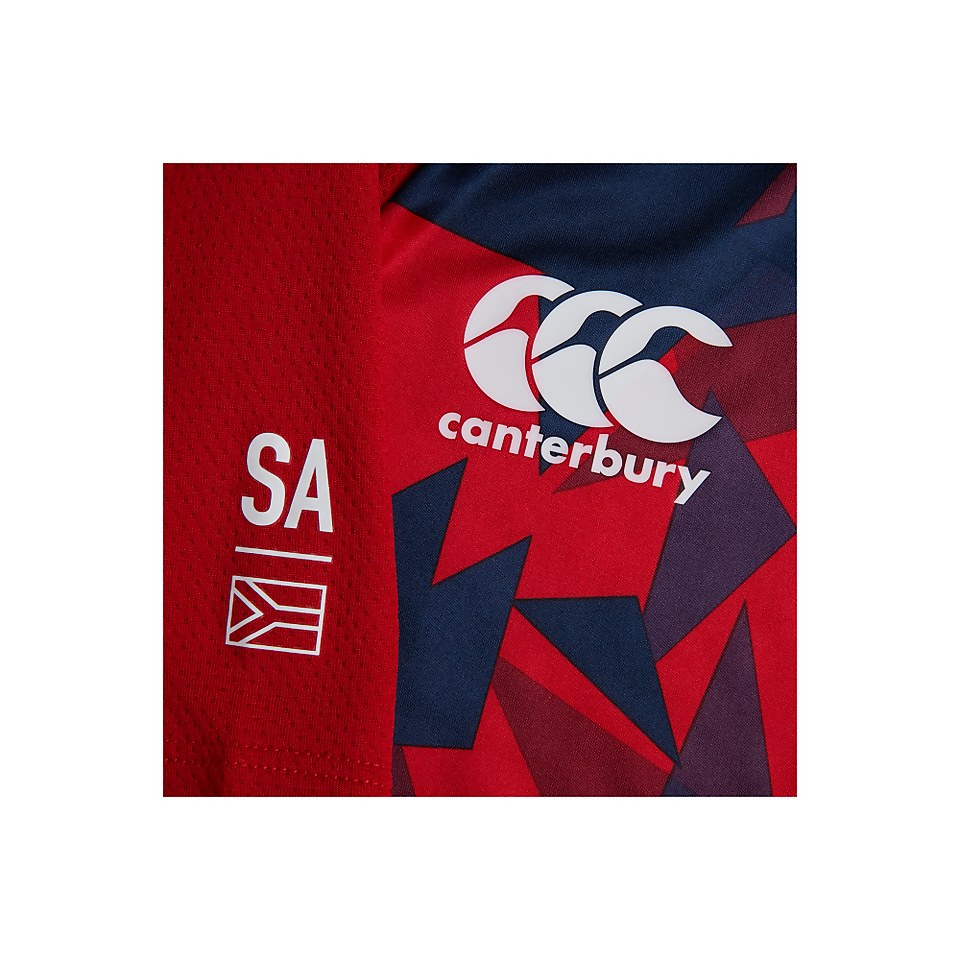 JUNIOR UNISEX BRITISH & IRISH LIONS SUPERLIGHT GRAPHIC TEE RED