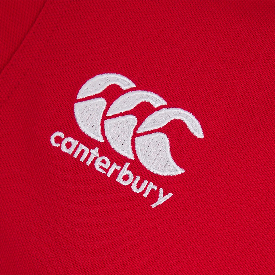 JUNIOR UNISEX BRITISH & IRISH LIONS HOME NATIONS POLO SHIRT RED