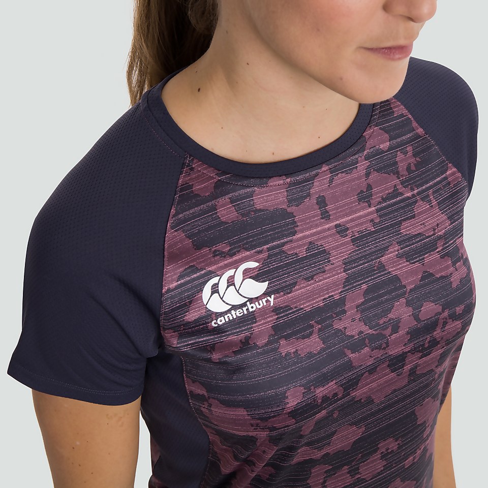 WOMENS VAPODRI SUPERLIGHT GRAPHIC TEE PURPLE