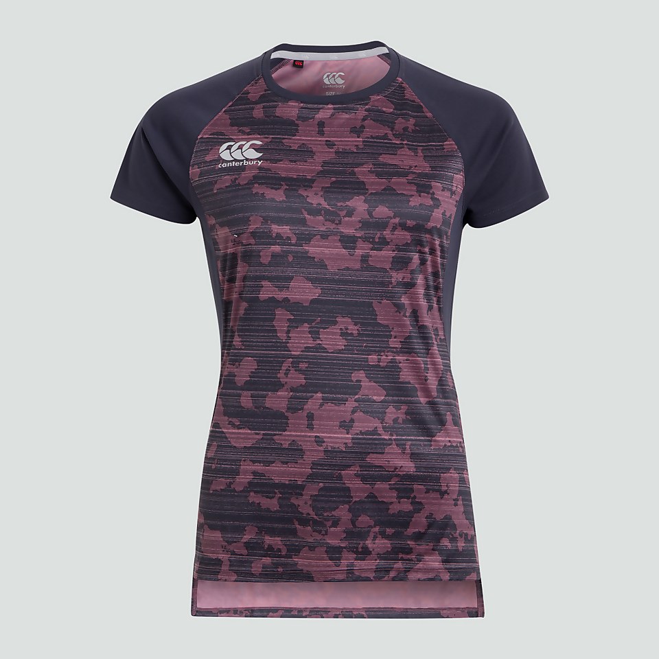 WOMENS VAPODRI SUPERLIGHT GRAPHIC TEE PURPLE