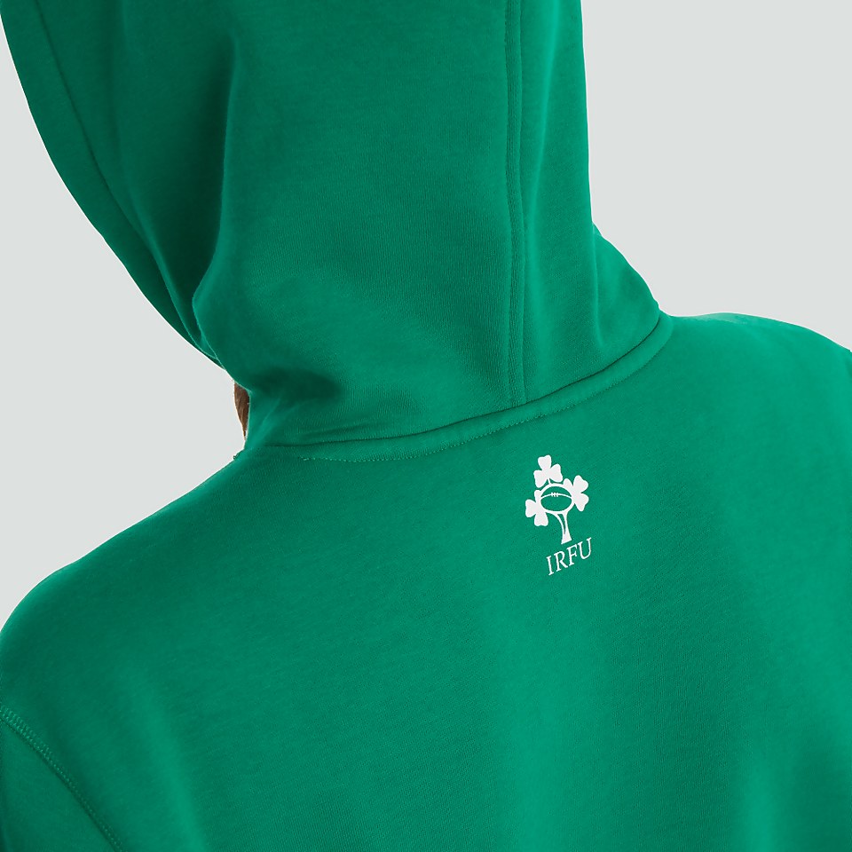 WOMENS IRELAND LOGO HOODY GREEN