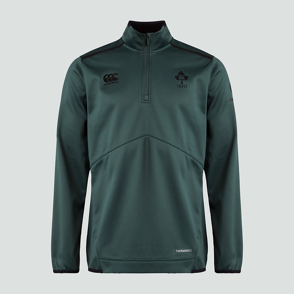 MENS IRELAND 1/4 ZIP TOP GREEN