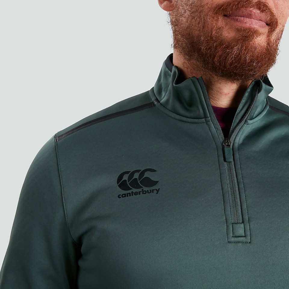 MENS IRELAND 1/4 ZIP TOP GREEN