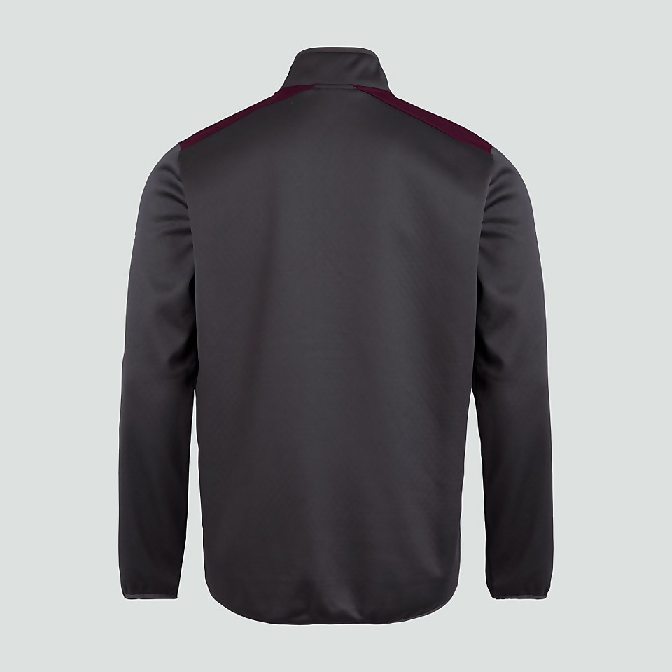 MENS IRELAND 1/4 ZIP TOP GREY