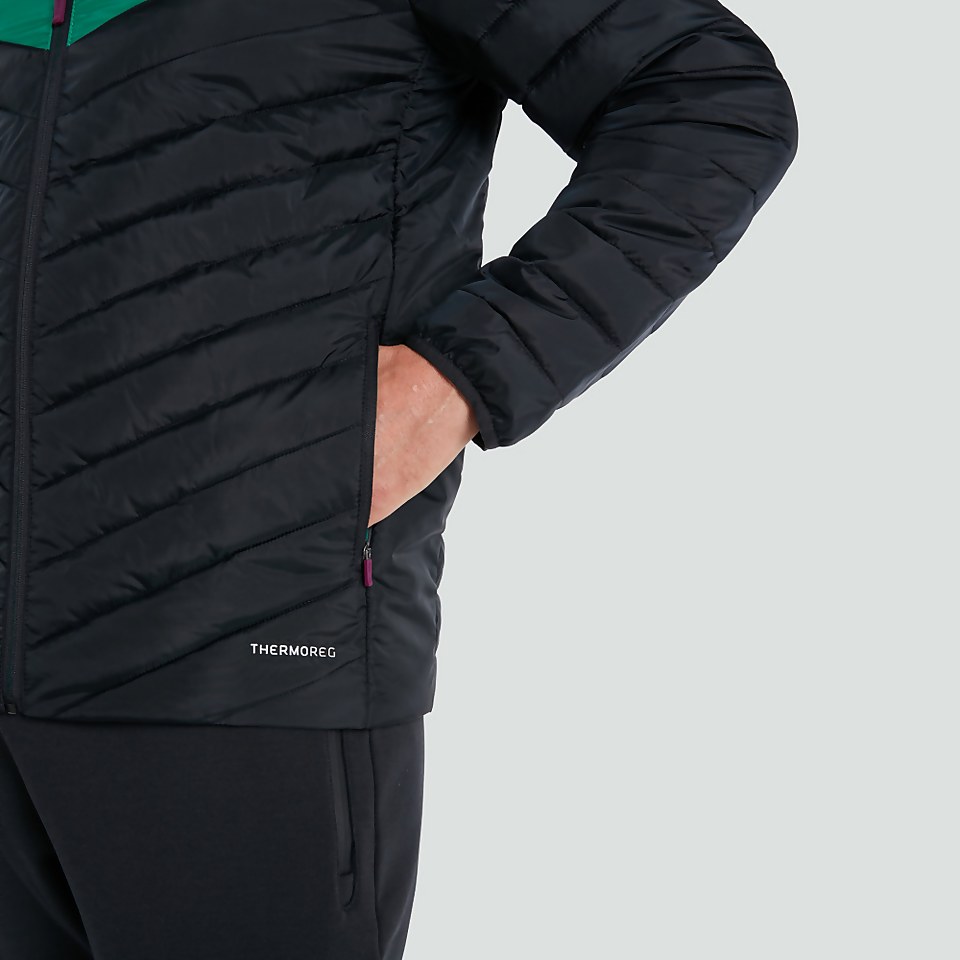 MENS IRELAND LIGHTWEIGHT PADDED JACKET BLACK