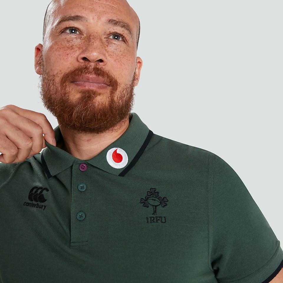 MENS IRELAND COTTON POLO SHIRT GREEN