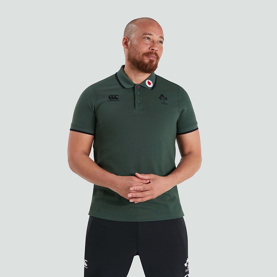 MENS IRELAND COTTON POLO SHIRT GREEN