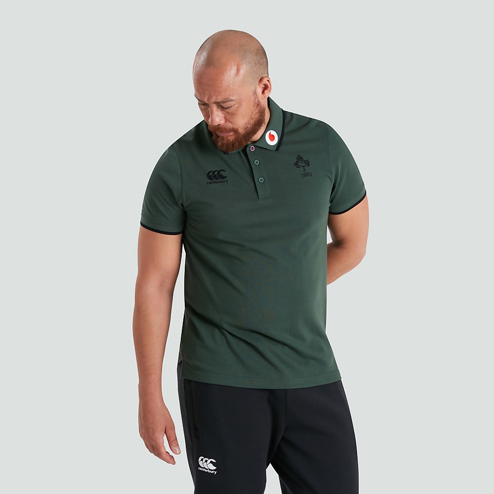 MENS IRELAND COTTON POLO SHIRT GREEN