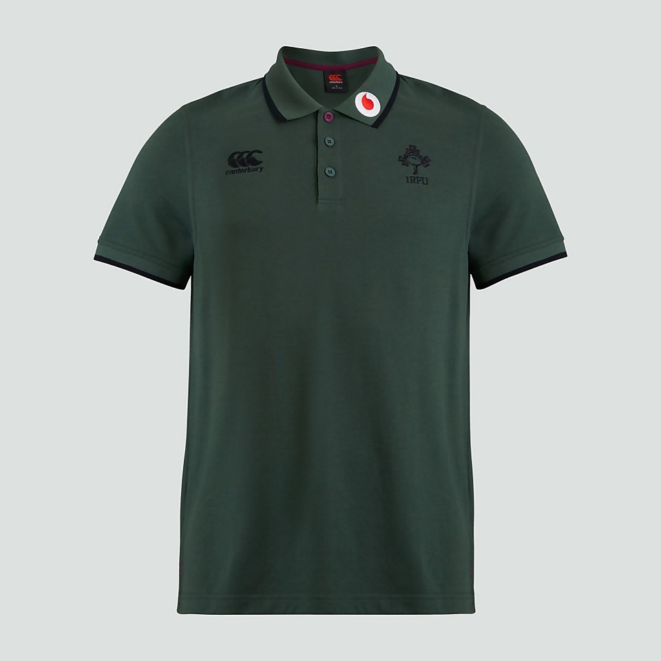 MENS IRELAND COTTON POLO SHIRT GREEN