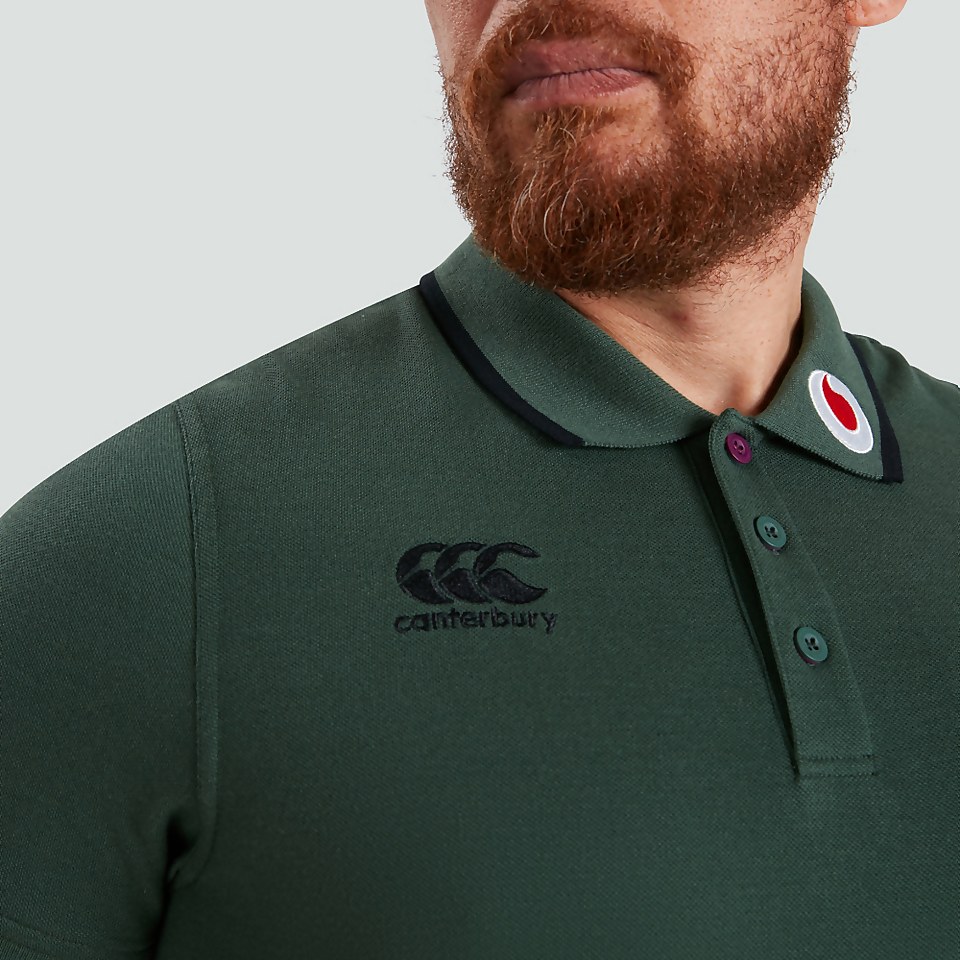 MENS IRELAND COTTON POLO SHIRT GREEN