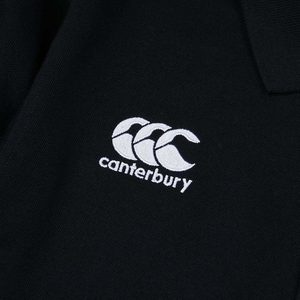 MENS IRELAND COTTON POLO SHIRT BLACK