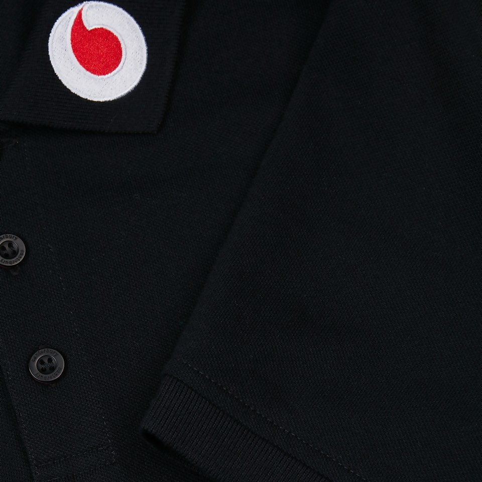 MENS IRELAND COTTON POLO SHIRT BLACK