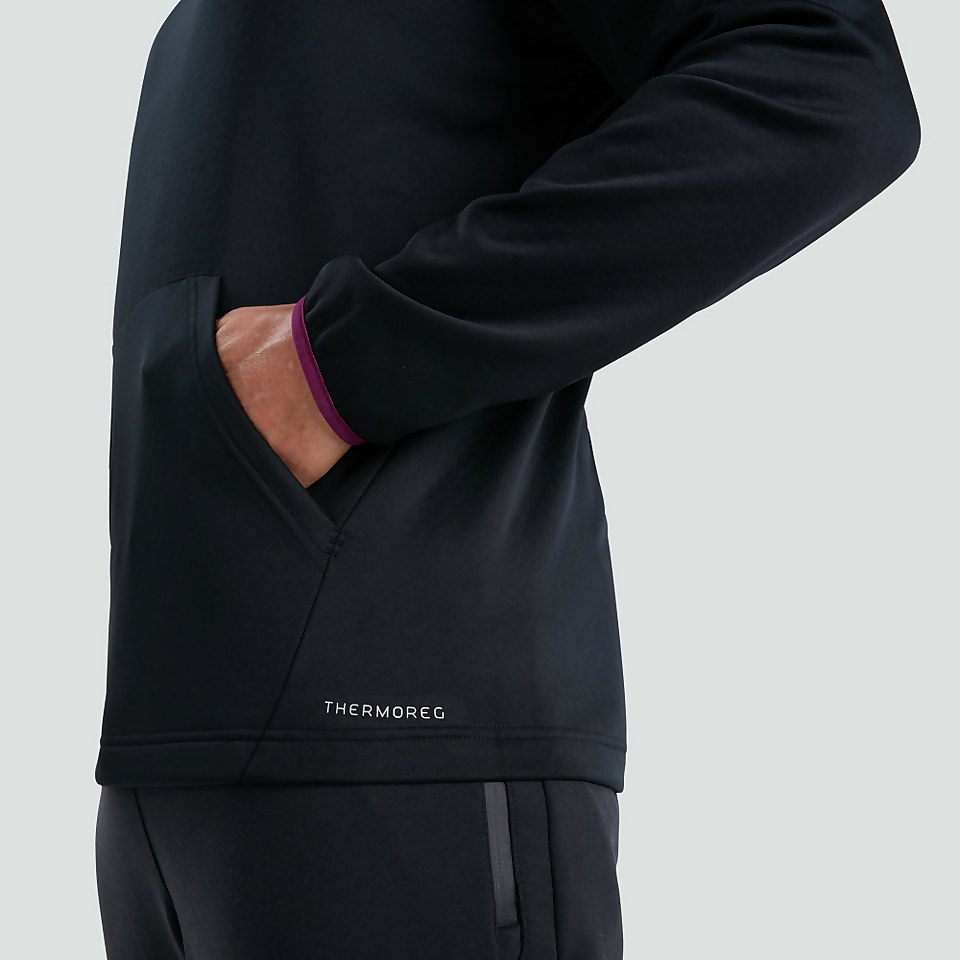 MENS IRELAND THERMOREG OVERHEAD HOODY BLACK