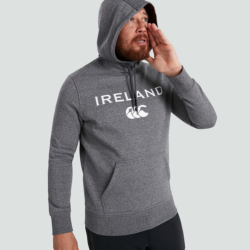 MENS IRELAND LOGO HOODY GREY