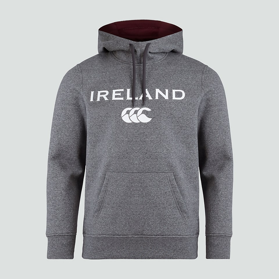 MENS IRELAND LOGO HOODY GREY