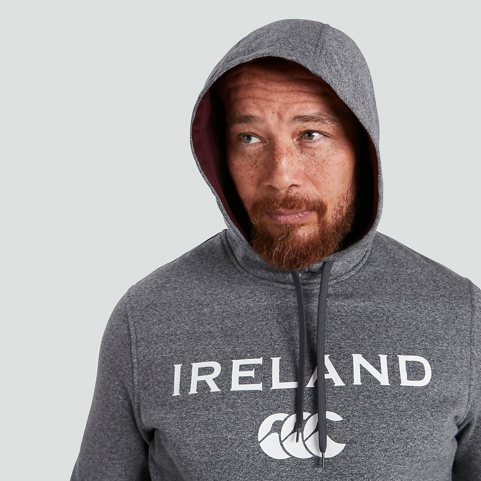 MENS IRELAND LOGO HOODY GREY