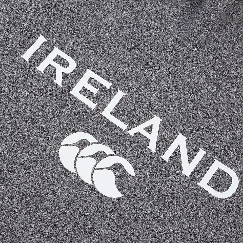 MENS IRELAND LOGO HOODY GREY
