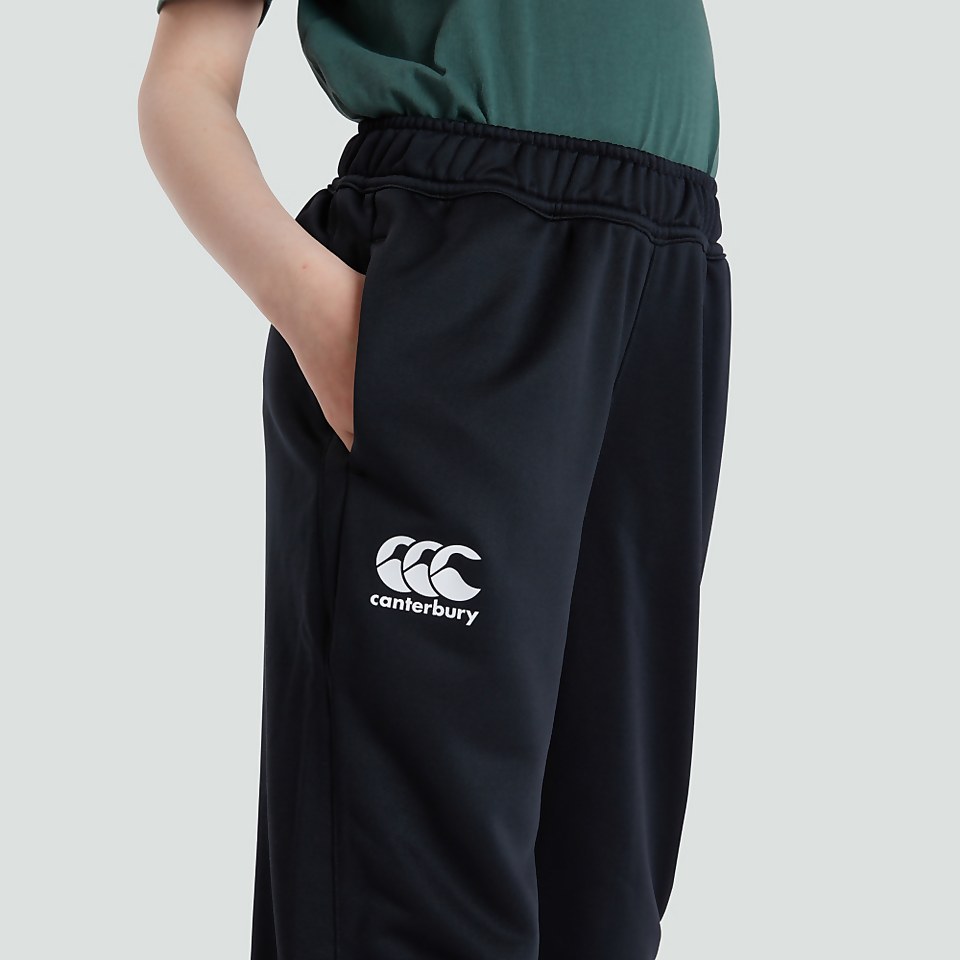 JUNIOR UNISEX IRELAND POLY KNIT PANTS BLACK