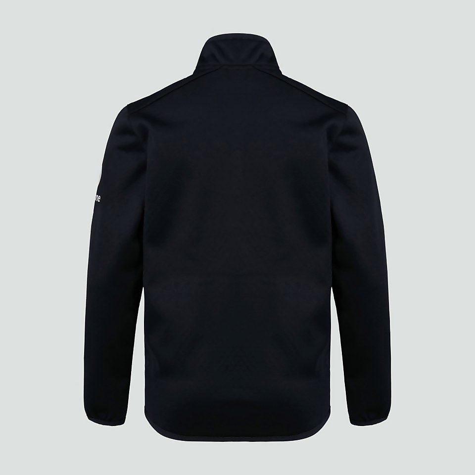 JUNIOR UNISEX IRELAND 1/4 ZIP TOP BLACK