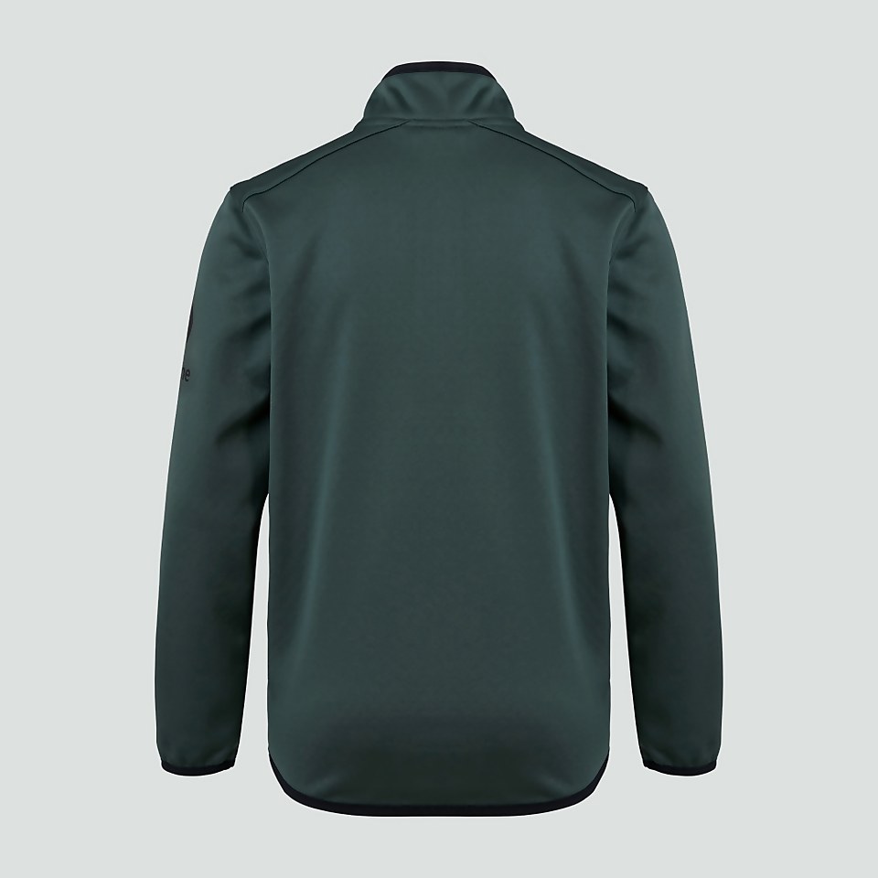 JUNIOR UNISEX IRELAND 1/4 ZIP TOP GREEN
