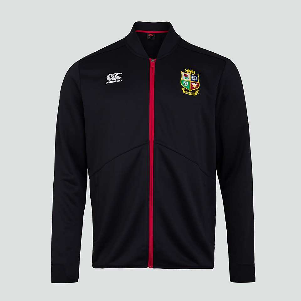 MENS BRITISH & IRISH LIONS TRACK JACKET BLACK