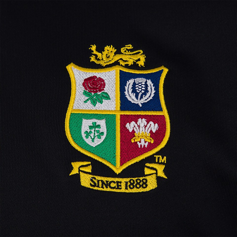 MENS BRITISH & IRISH LIONS TRACK JACKET BLACK