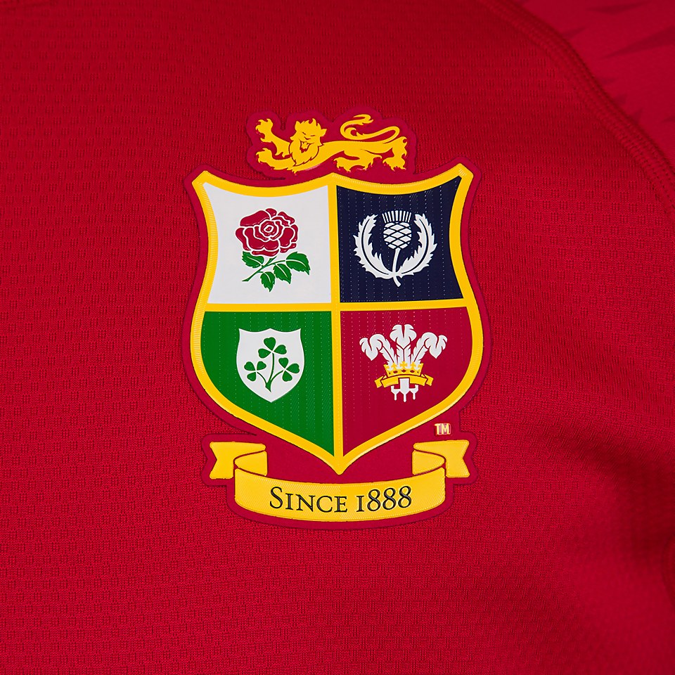 MENS BRITISH & IRISH LIONS TEST JERSEY RED