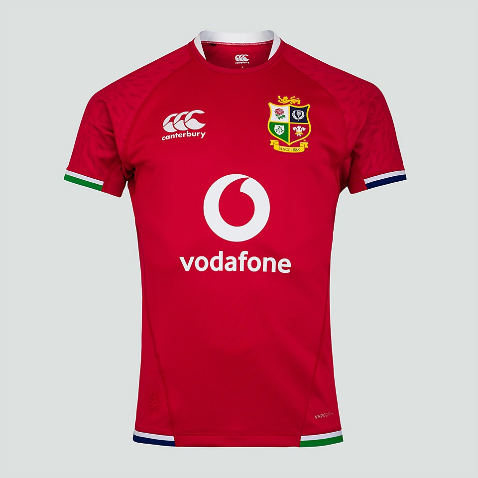MENS BRITISH & IRISH LIONS TEST JERSEY RED