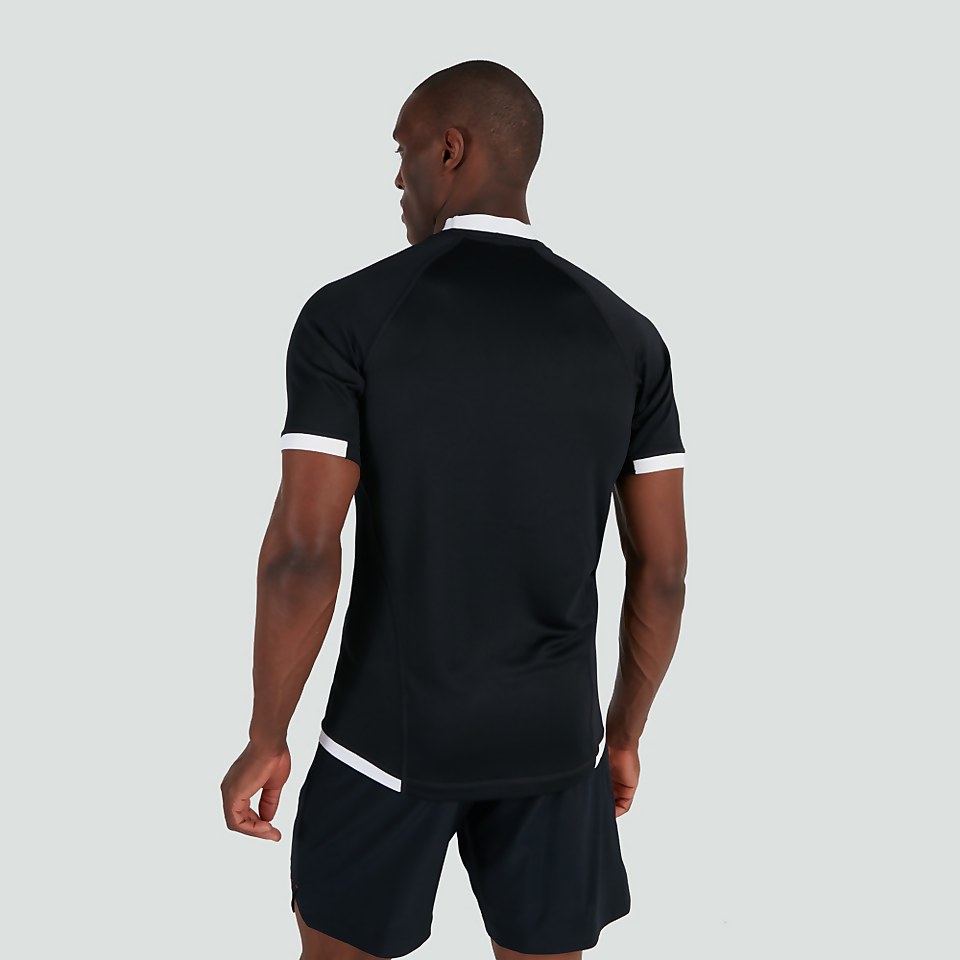 MENS BRITISH & IRISH LIONS PRO WARM UP JERSEY BLACK