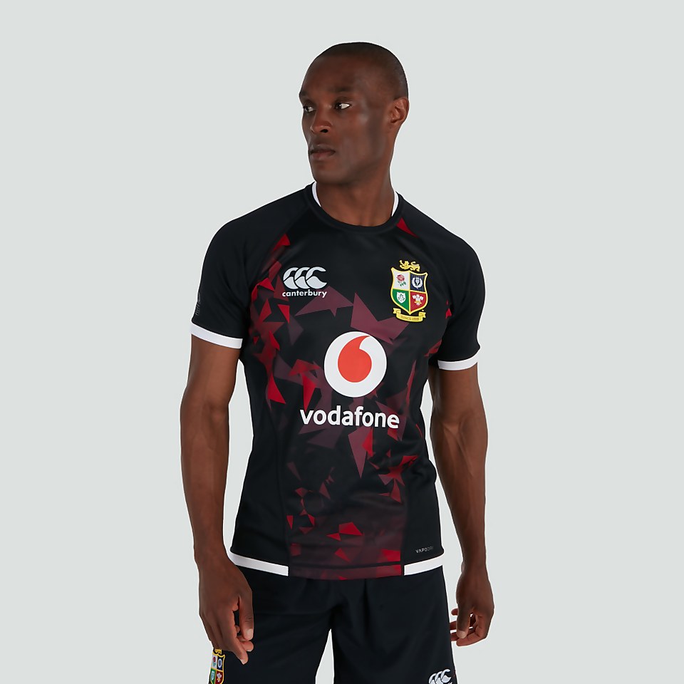 MENS BRITISH & IRISH LIONS PRO WARM UP JERSEY BLACK