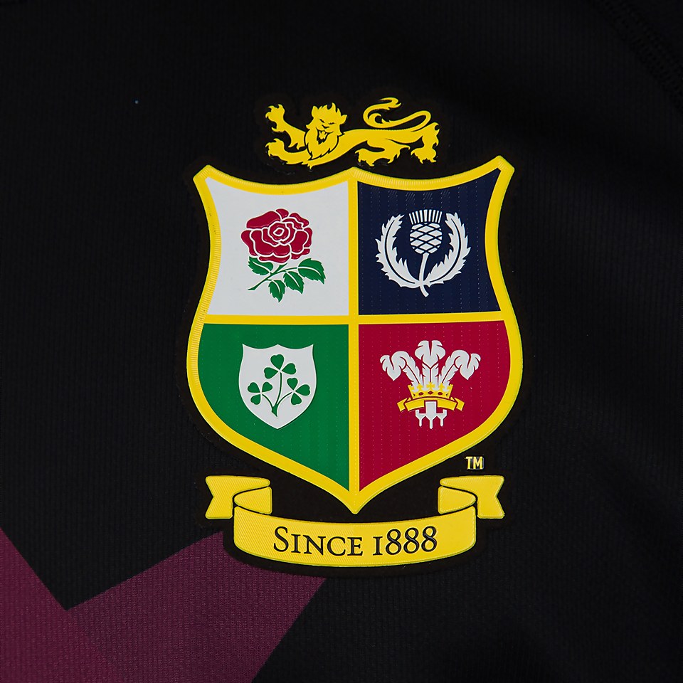 MENS BRITISH & IRISH LIONS PRO WARM UP JERSEY BLACK