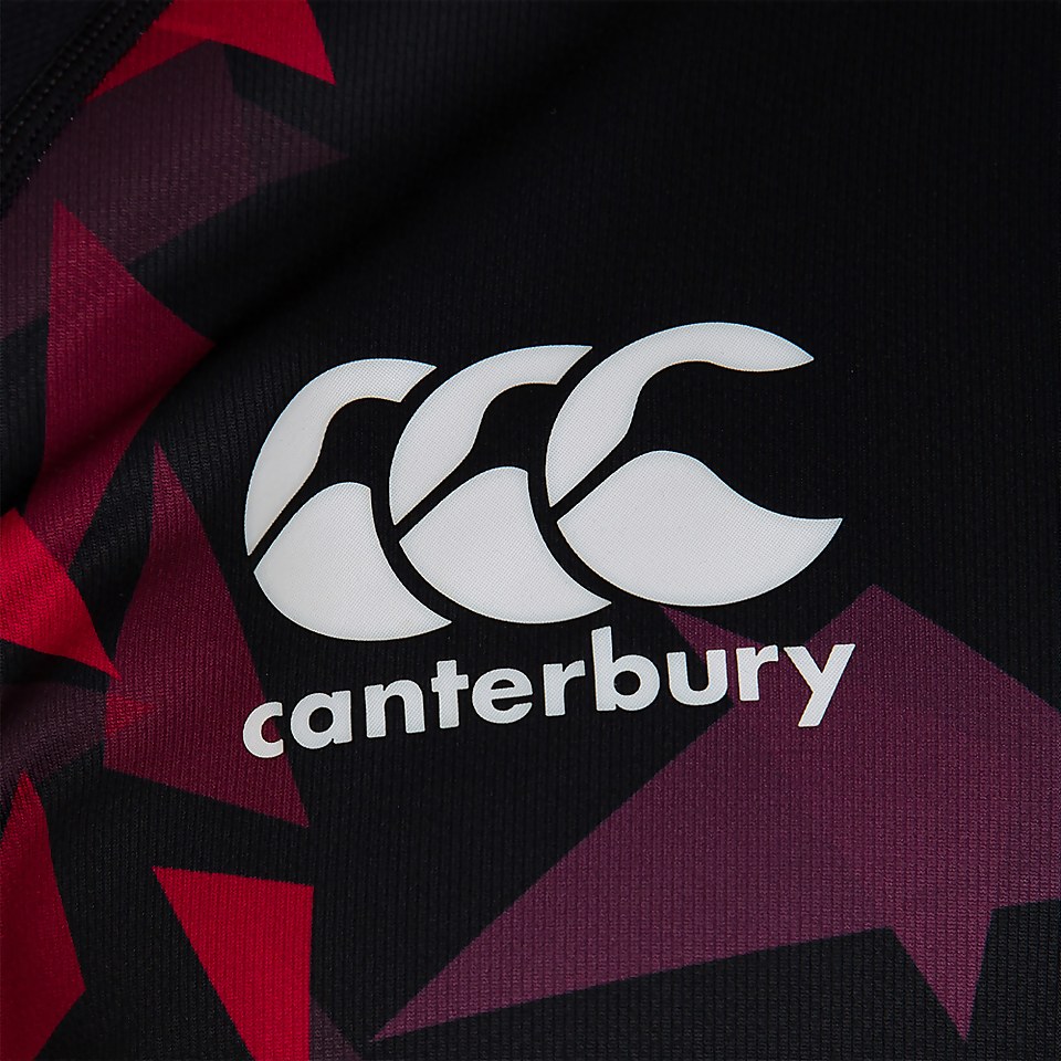 MENS BRITISH & IRISH LIONS PRO WARM UP JERSEY BLACK